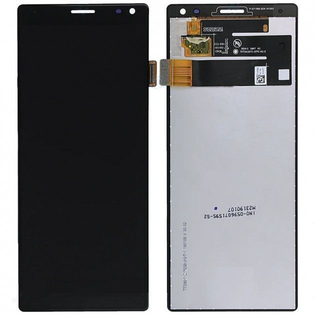 Дисплей Sony i3113 Xperia 10, i3123, i4113, i4193, XA3 черный 19167 фото