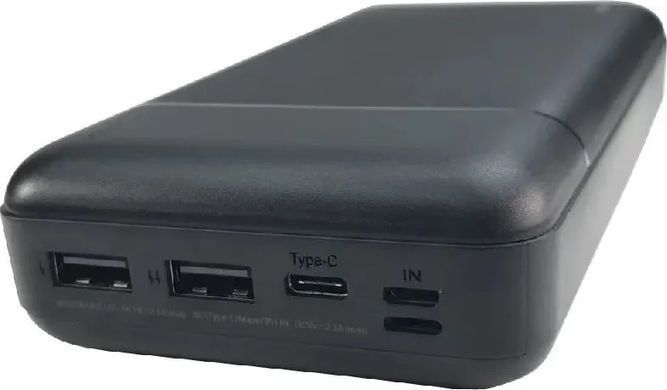 Зовнішній акумулятор (Повербанк) Remax RPP-167 Lango Series (2USB, 2.1A) 30000mAh чорний 31738 фото