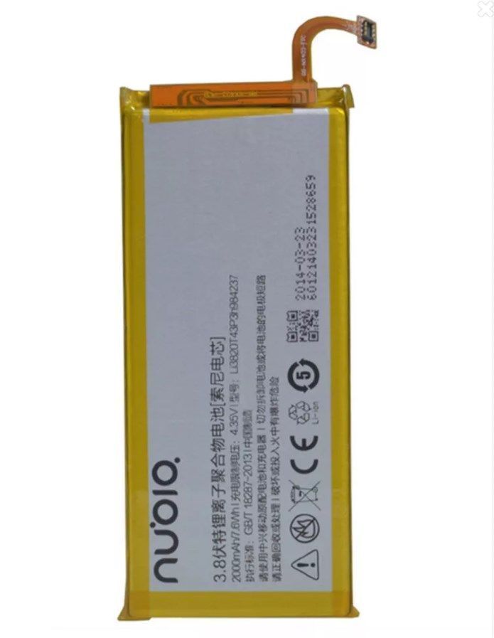 Аккумулятор ZTE Nubia Z5 Mini Li3820T43P6h984237, 2000 mAh 22225 фото