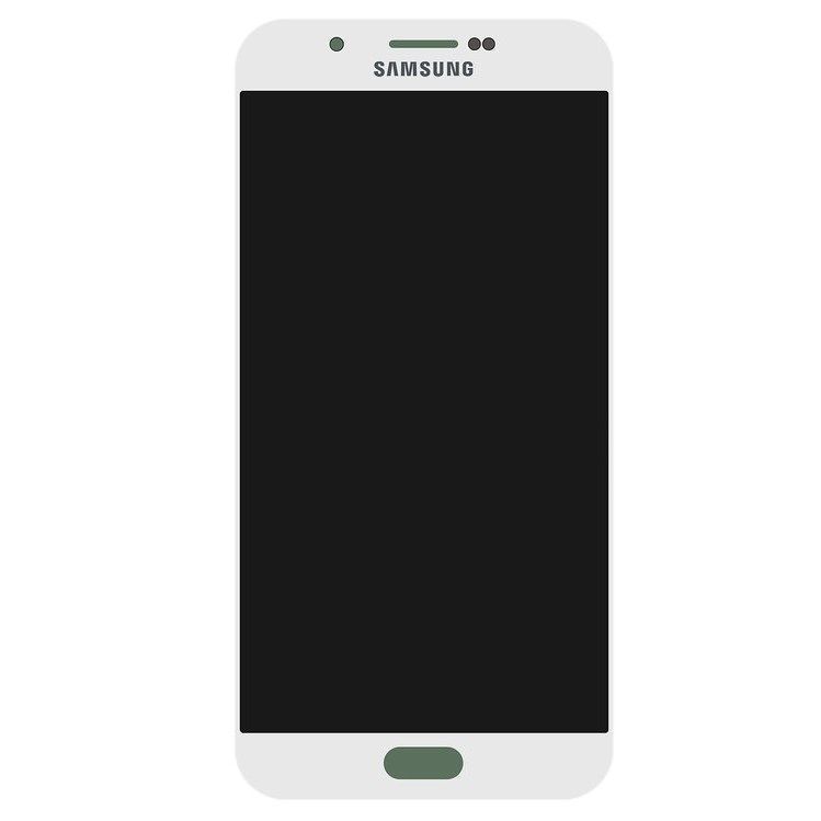 Дисплей для Samsung A800F Dual Galaxy A8 2015 белый Pearl White, OLED 02736 фото