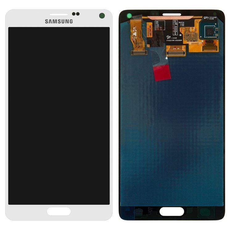 Дисплей для Samsung N910H Galaxy Note 4 белый (GH97-16565A) Оригинал 02413 фото
