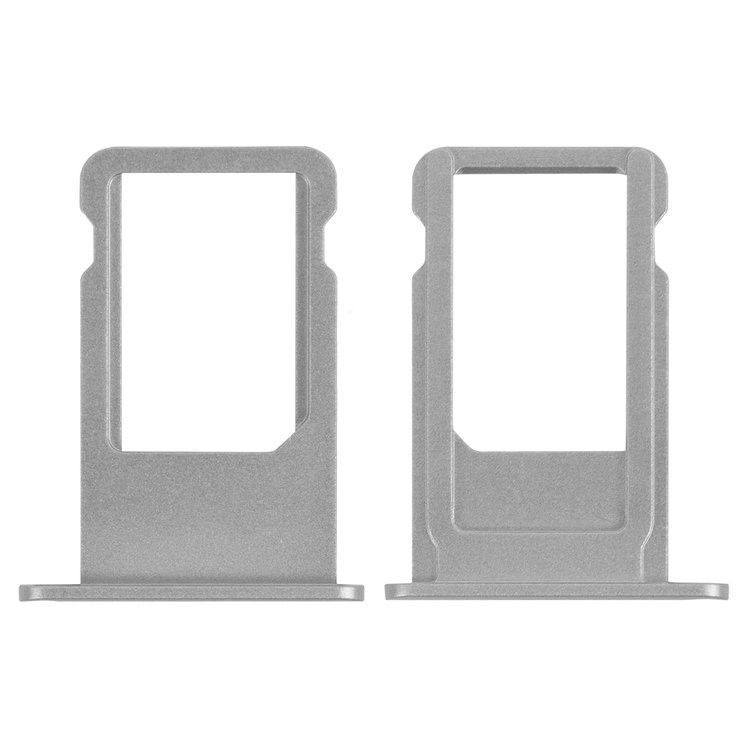 Держатель SIM-карты Apple iPhone 6S Plus серебристый 08722 фото