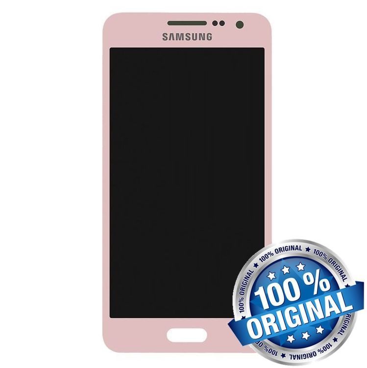 Дисплей для Samsung A300F Galaxy A3, A300FU, A300H розовый (GH97-16747E) Оригинал 05506 фото