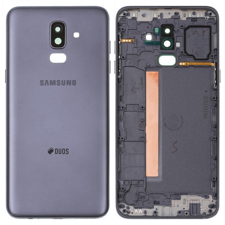 Задняя крышка для Samsung J810F Galaxy J8 фиолетовая, со стеклом камеры, Оригинал Китай 24590 фото