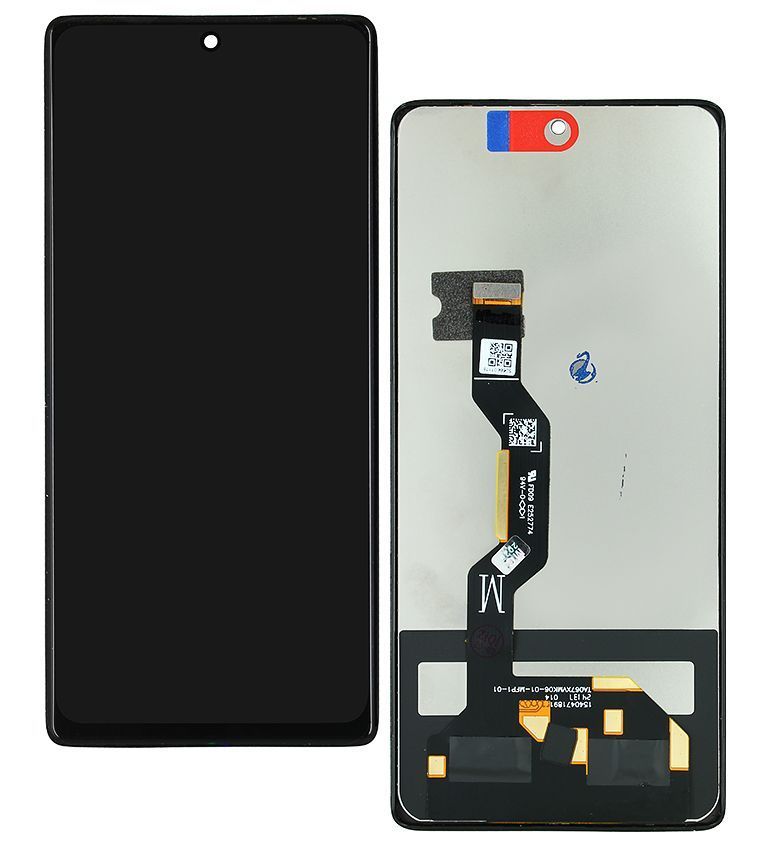 Дисплей для Motorola XT2429 Edge 50 Fusion чорний IPS 32189 фото