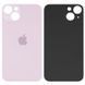 Задняя крышка для Apple iPhone 13 розовая, с большим отверстием под камеру 32544 фото