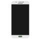 Дисплей для Samsung A800F Dual Galaxy A8 2015 білий Pearl White, OLED 02736 фото 1