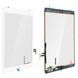 Сенсор (тачскрин) Apple iPad Air A1474, A1475, A1476 белый, полный комплект, копия высокого качества 18766 фото