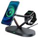 Беспроводное зарядное устройство ACEFAST E9 desktop 3в1 wireless charging holder черный 13821 фото 1