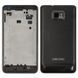 Задняя крышка для Samsung i9100 Galaxy S2, i9105 черная Оригинал Китай 08429 фото