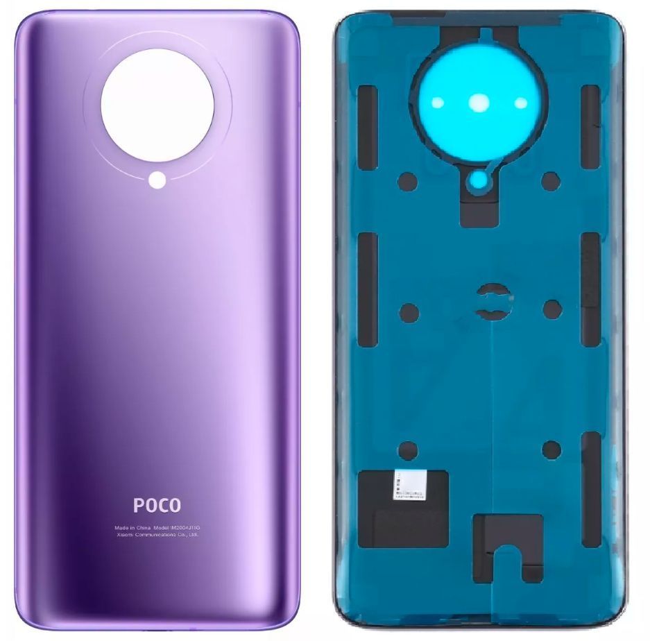 Задня кришка для Xiaomi Poco F2 Pro, Redmi K30 Pro фіолетова 23129 фото