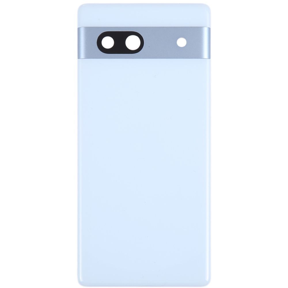 Задня кришка для Google Pixel 7a блакитна, Sea, Оригінал Китай, зі склом камери 32645 фото
