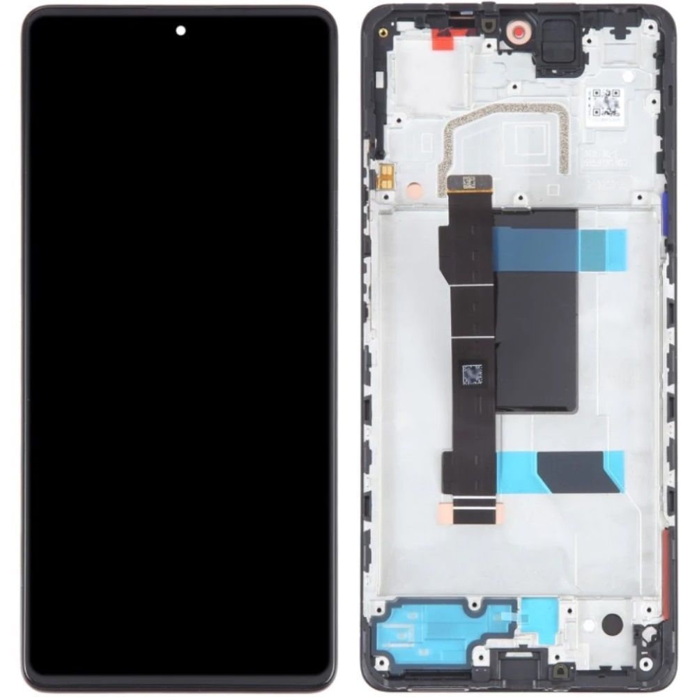 Дисплей для Xiaomi Redmi Note 12 Pro 5G, Poco X5 Pro 5G с рамкой черный Amoled Оригинал Китай 29949 фото