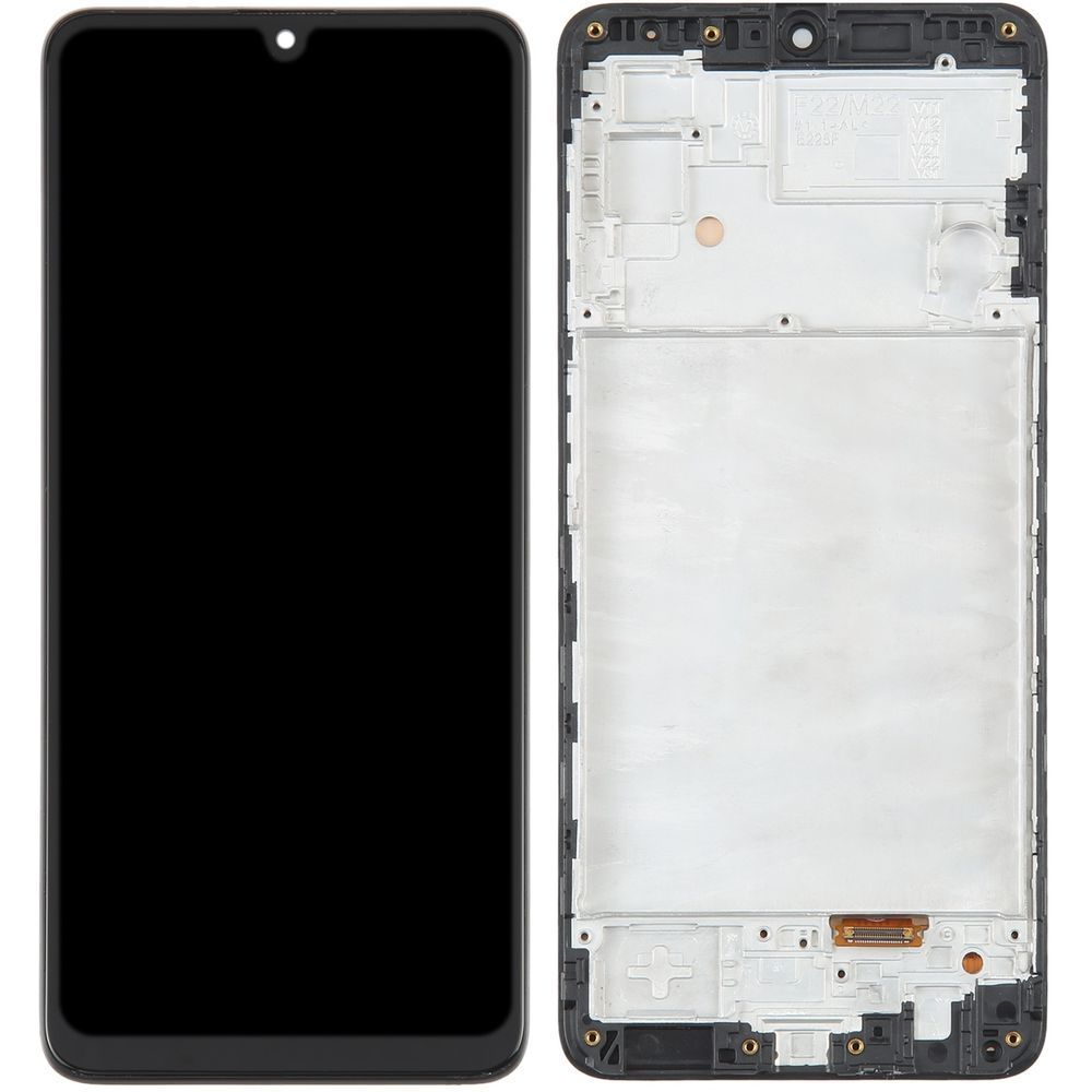 Дисплей для Samsung M225F Galaxy M22 2021 4G с рамкой черный OLED Хайкопія (small lcd) 29000 фото