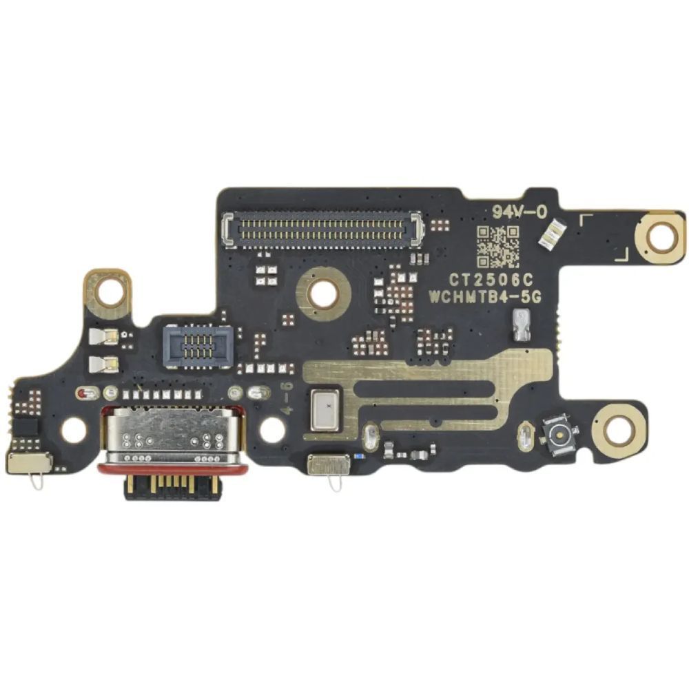 Нижняя плата для Xiaomi Poco X7 Pro с разьемом зарядки и микрофоном, с разьемом Sim-карты 31229 фото