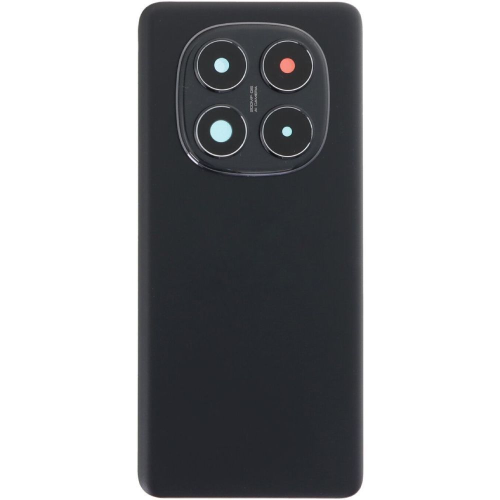 Задняя крышка для Xiaomi Redmi Note 14 Pro 4G 24116RACCG черная со стеклом камеры, Midnight Black Оригинал Китай 32496 фото