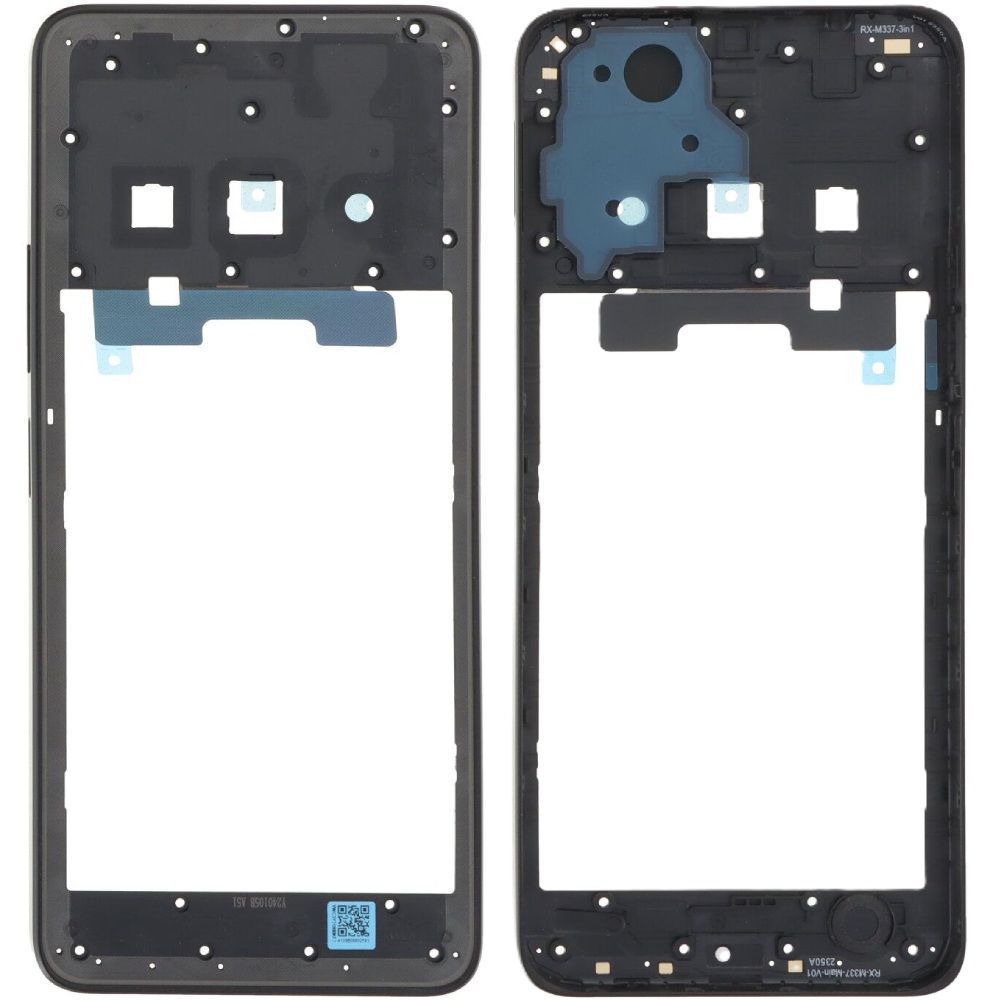 Рамка корпусу для Xiaomi Redmi A3 23129RN51X чорна Midnight Black 32138 фото