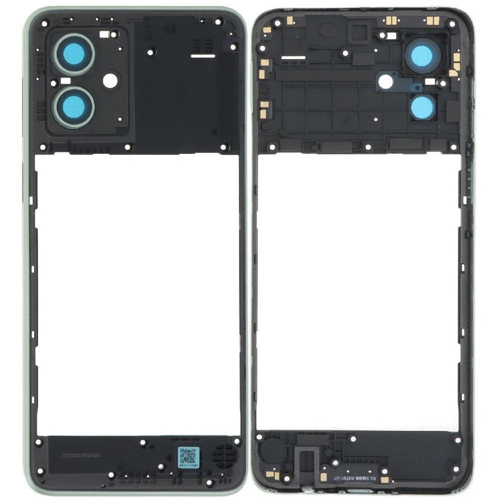Рамка корпусу Motorola XT2343-6 Moto G54 Power зелена, Mint Green зі склом камери 33597 фото