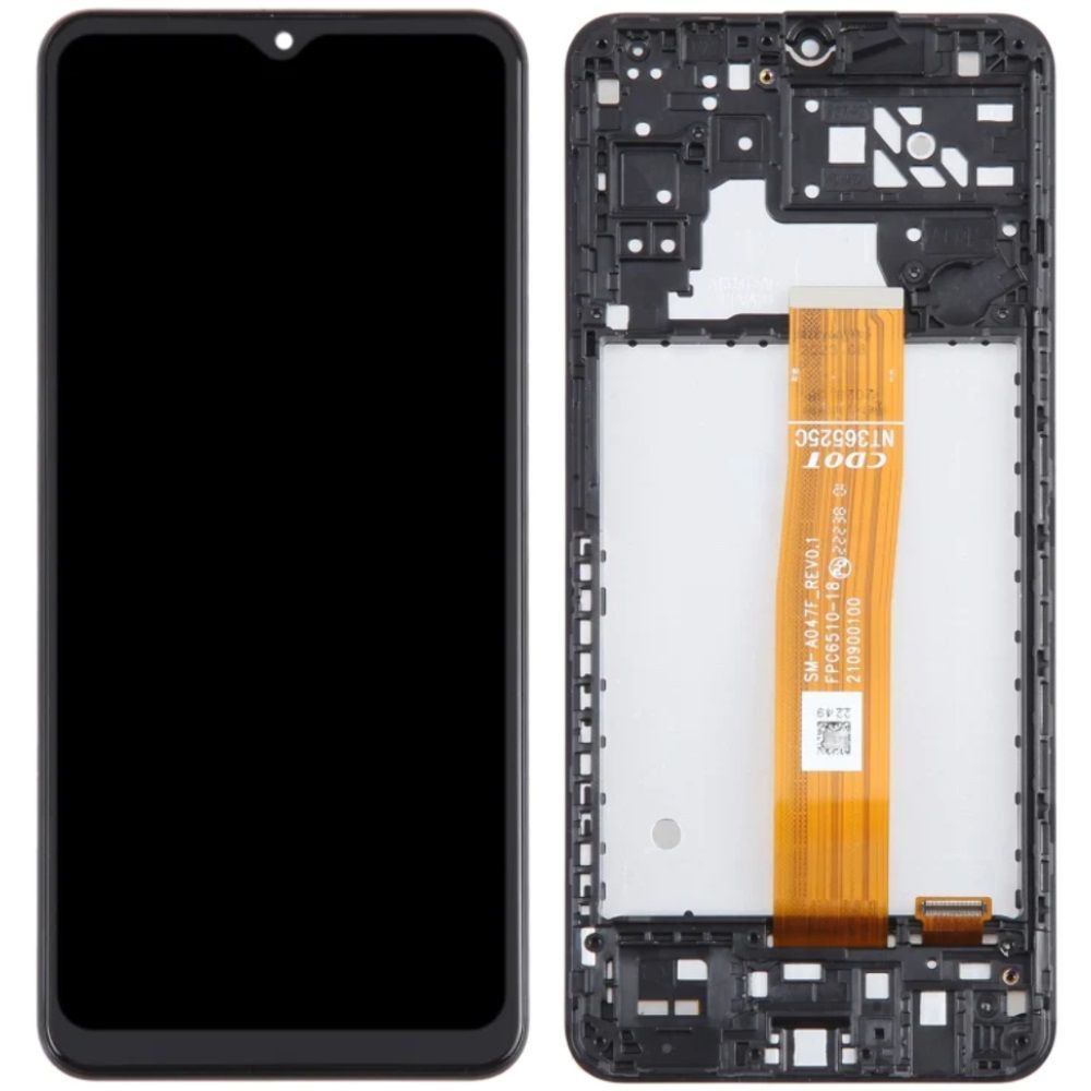 Дисплей для Samsung A047 Galaxy A04s з рамкою чорний (GH82-29806A) Оригінал 29236 фото