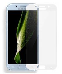 3D Защитное стекло для Samsung A320F Galaxy A3 (2017) белое 11758 фото