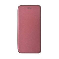 Чехол-книжка Premium Case под кожу Samsung A125F A12 (2021) бордовый 23747 фото