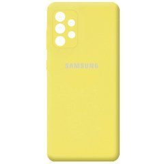 Чехол силиконовый Silicone Case для Samsung A325F A32 (2021) Yellow 23852 фото