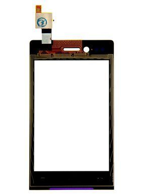 Сенсор (тачскрин) Sony ST23i Xperia Miro черный 00598 фото