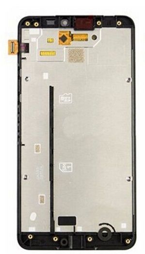 Дисплей для Microsoft (Nokia) Lumia 640 XL RM-1062, RM-1063, RM-1064, RM-1065, RM-1066, RM-1067, RM-1096 с рамкой черный 01311 фото