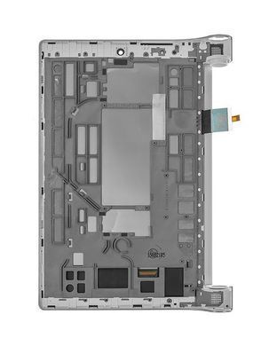 Дисплей для Lenovo Yoga Tablet 2-830 чорний з рамкою сріблястого кольору 06027 фото