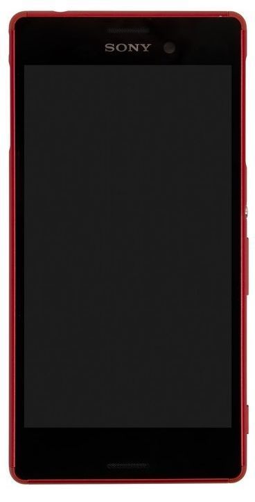 Дисплей Sony E2312, E2333 Xperia M4 Aqua с рамкой красный Оригинал Китай 04800 фото