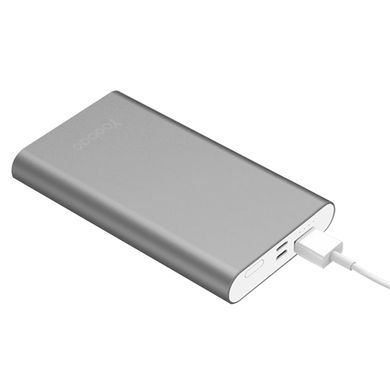 Внешний аккумулятор (Повербанк) power bank Yoobao PL10 10000 mAh Gray 08219 фото