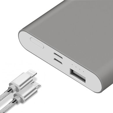 Внешний аккумулятор (Повербанк) power bank Yoobao PL10 10000 mAh Gray 08219 фото