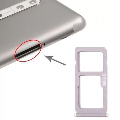 Тримач Sim-карти та карти пам'яті Nokia 8 Dual Sim TA-1004 сріблястий, Steel, на дві Sim-карти 18526 фото