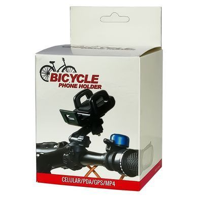 Вело-мото держатель 358 поворотный черный 29849 фото