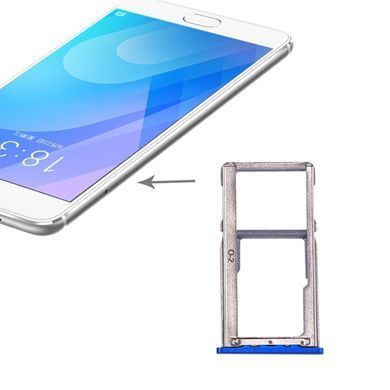 Держатель Sim-карты и карты памяти Meizu M6 Note M721H синий 11221 фото