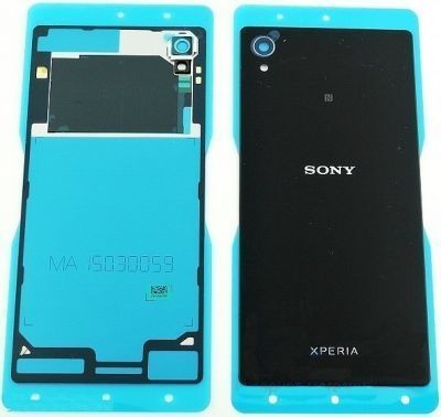 Задняя крышка для Sony E2303 Xperia M4 Aqua, E2306, E2312, E2333 Xperia M2 черная, пластик 08482 фото