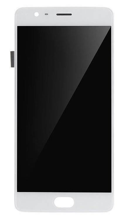 Дисплей для OnePlus 3 A3003, 3T A3010 с рамкой белый, OLED Хайкопия 12896 фото