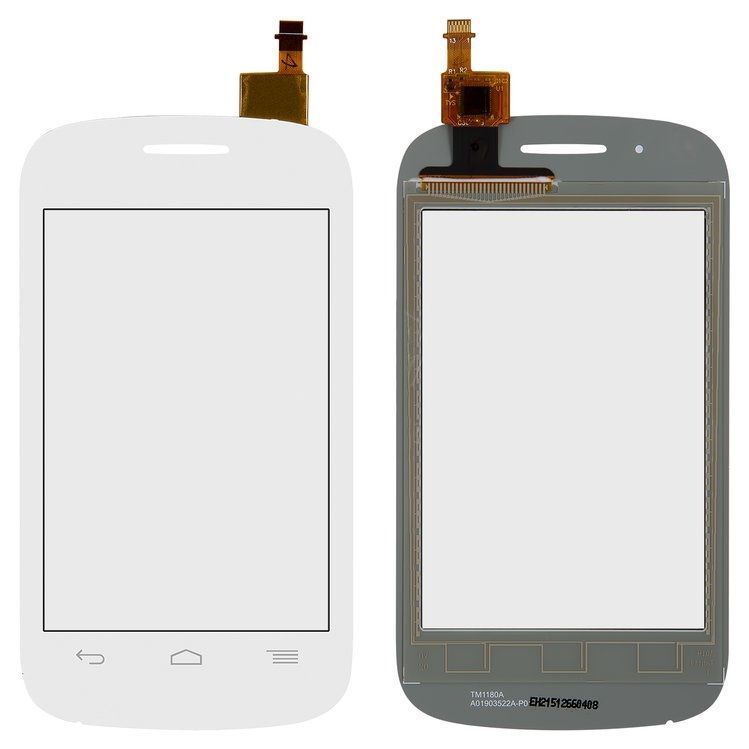Сенсор (тачскрин) Alcatel One Touch 4015 POP C1 Dual Sim белый 05132 фото