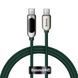 Кабель Baseus Display Fast Charging Data Cable Type-C to Type-C 5A 100W (1m) Зеленый (CATSK-B06) 25378 фото 1