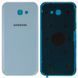 Задня кришка для Samsung A720F Galaxy A7 (2017) синя, Blue Mist Оригінал Китай, зі склом камери 24380 фото
