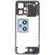 Рамка корпусу Realme 9 Pro Plus RMX3392, RMX3393 блакитна, Sunrise Blue зі склом камери 33649 фото 2