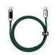 Кабель Baseus Display Fast Charging Data Cable Type-C to Type-C 5A 100W (1m) Зеленый (CATSK-B06) 25378 фото 2