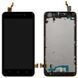 Дисплей для Huawei Ascend G620S з рамкою чорний 01131 фото 1