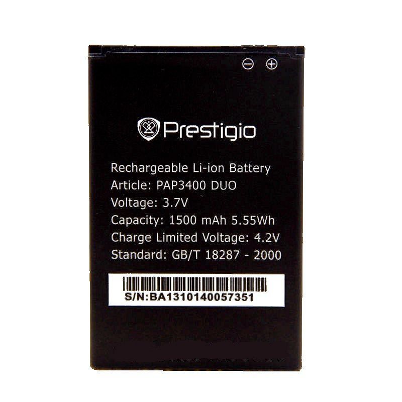 Аккумулятор Prestigio PAP3400 (1500 mAh) 04911 фото