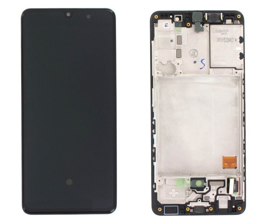 Дисплей для Samsung A415F Galaxy A41 з рамкою чорний (GH82-22860A) Оригінал 24457 фото