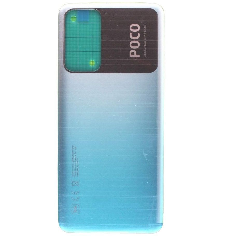 Задня кришка для Xiaomi Poco M4 Pro синя 12332 фото