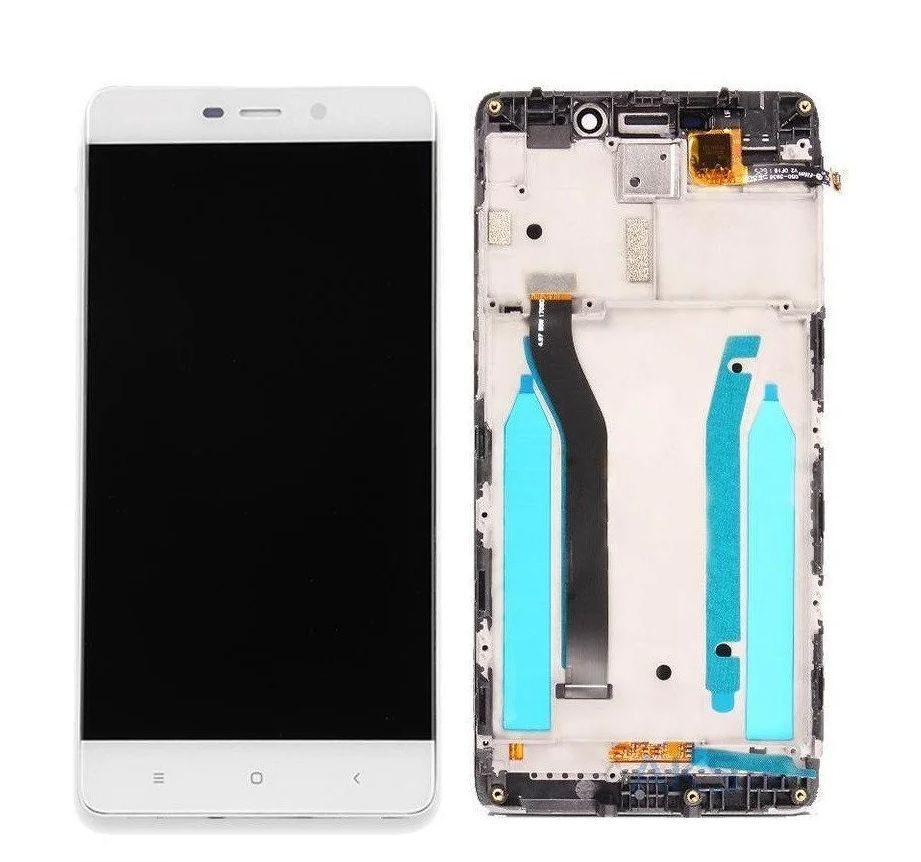 Дисплей для Xiaomi Redmi 4 Pro, Redmi 4 Prime с рамкой белый 23662 фото