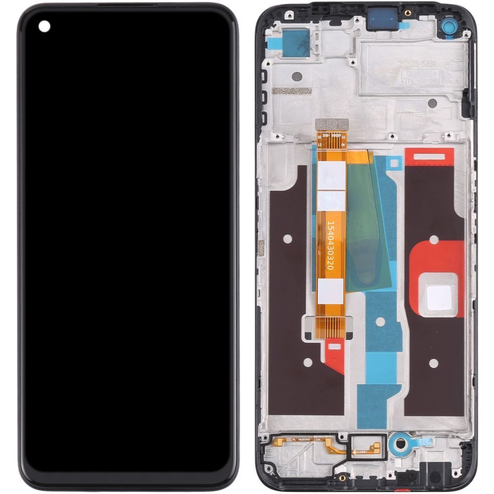 Дисплей для Realme 8i RMX3151 с рамкой черный p/n: 1540430320 32648 фото