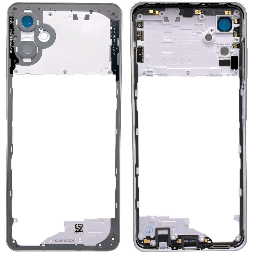 Рамка корпусу Samsung A066 Galaxy A06 5G сіра, Gray 33147 фото