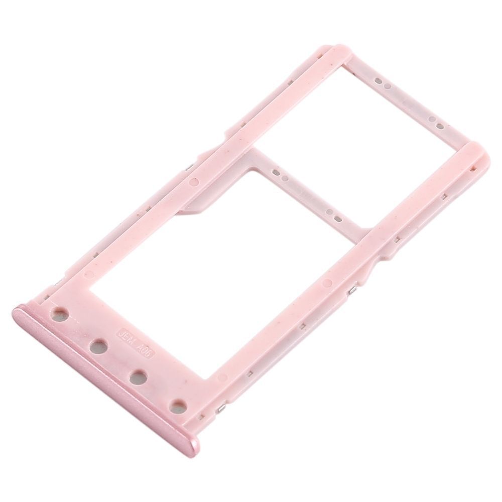 Держатель Sim-карты и карты памяти Xiaomi Redmi 6, Redmi 6A розовый, на две Sim-карты 11625 фото